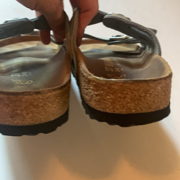 Birkenstock Silver Granada Sandals 37 - Picture 8 of 10